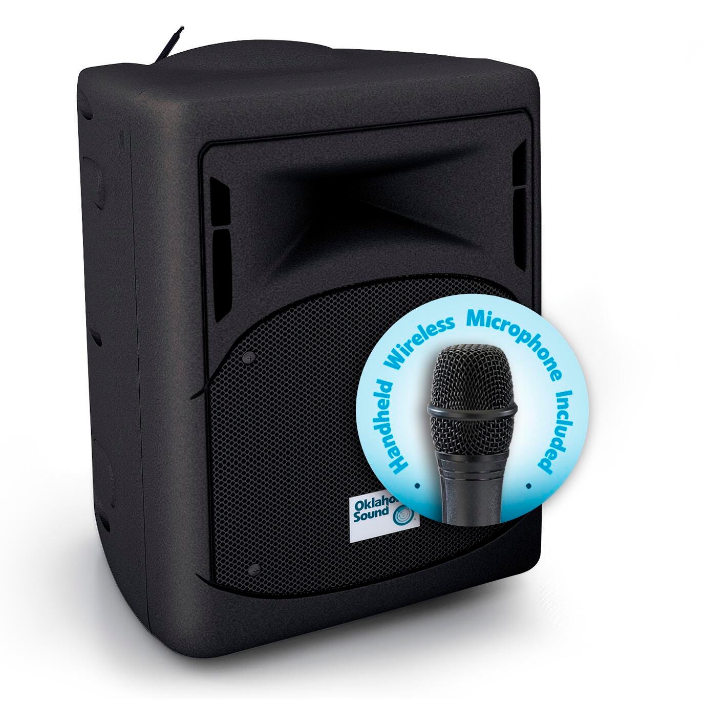 PA SYSTEM WIRELESS PRO W/ MICROPHONE - OKLAHOMA SOUND