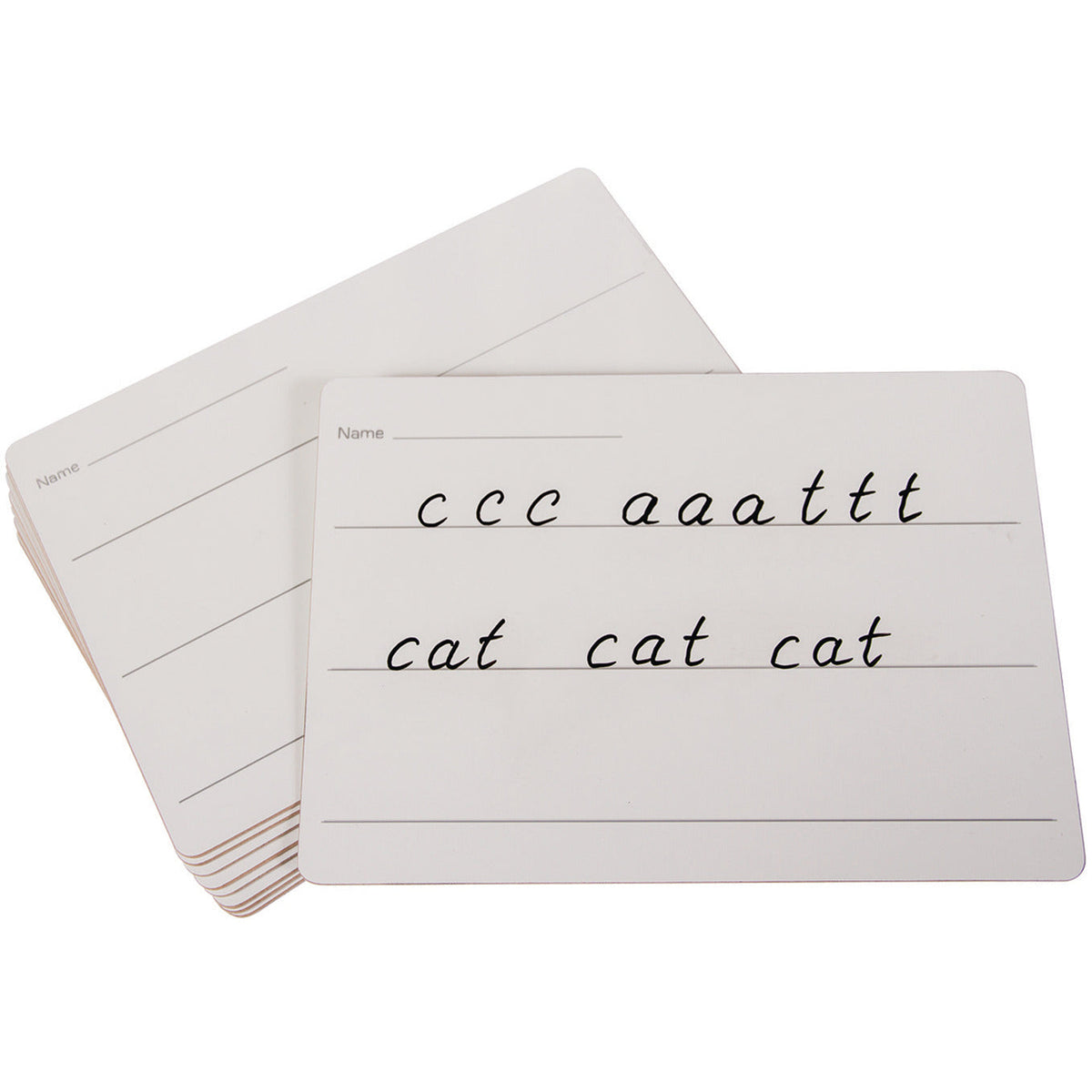 Show-Me A4 R/Lined D/W Boards Pk10