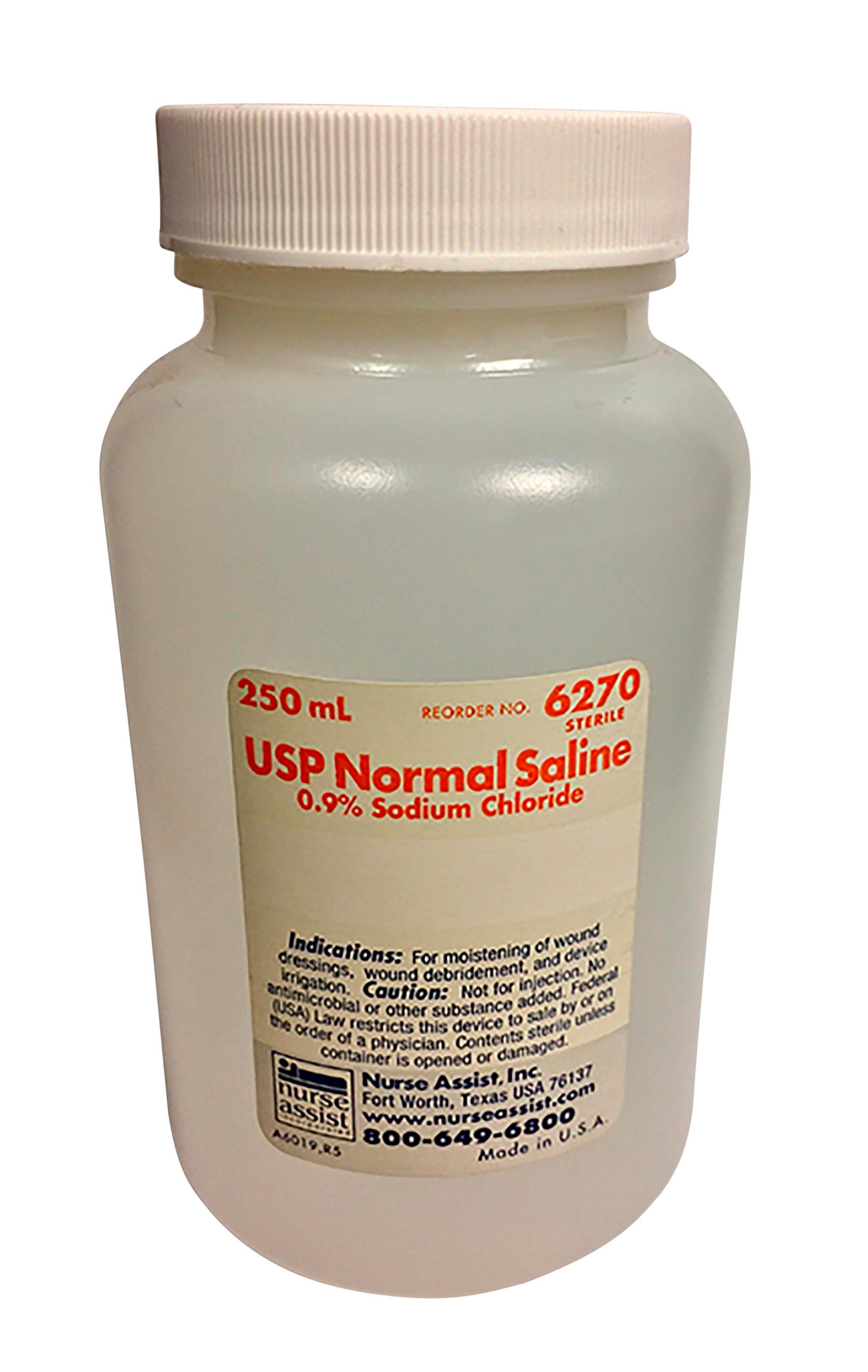 SALINE 0.9% STERILE 250 ML