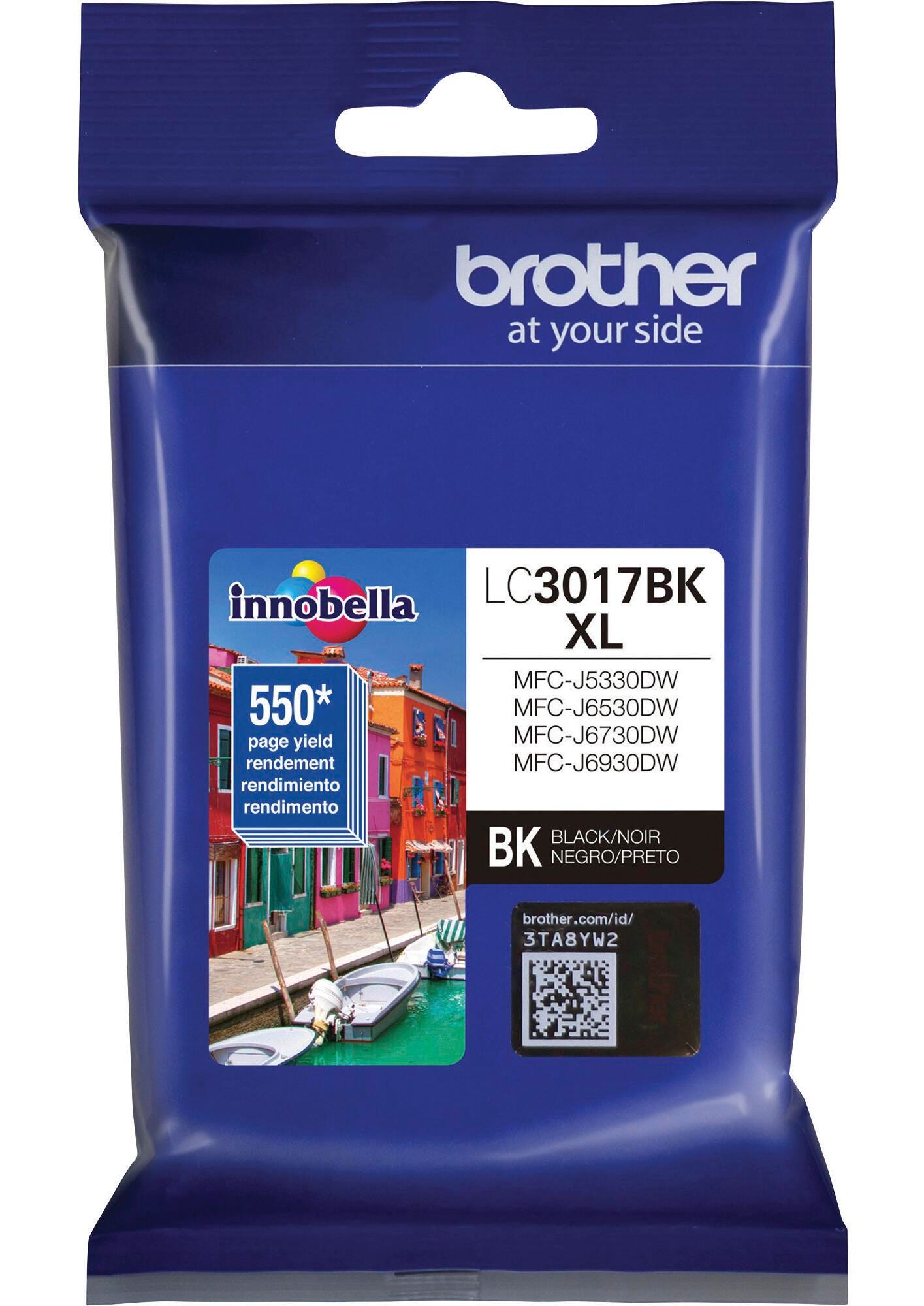 CARTRIDGE INK TONER BROTHER BRTLC3017BK BLACK