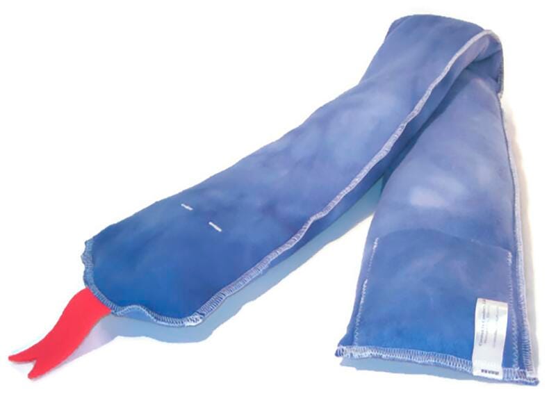 WEIGHTED SNAKE WRAP RAINSTICK WITH POCKETS - 3 LB