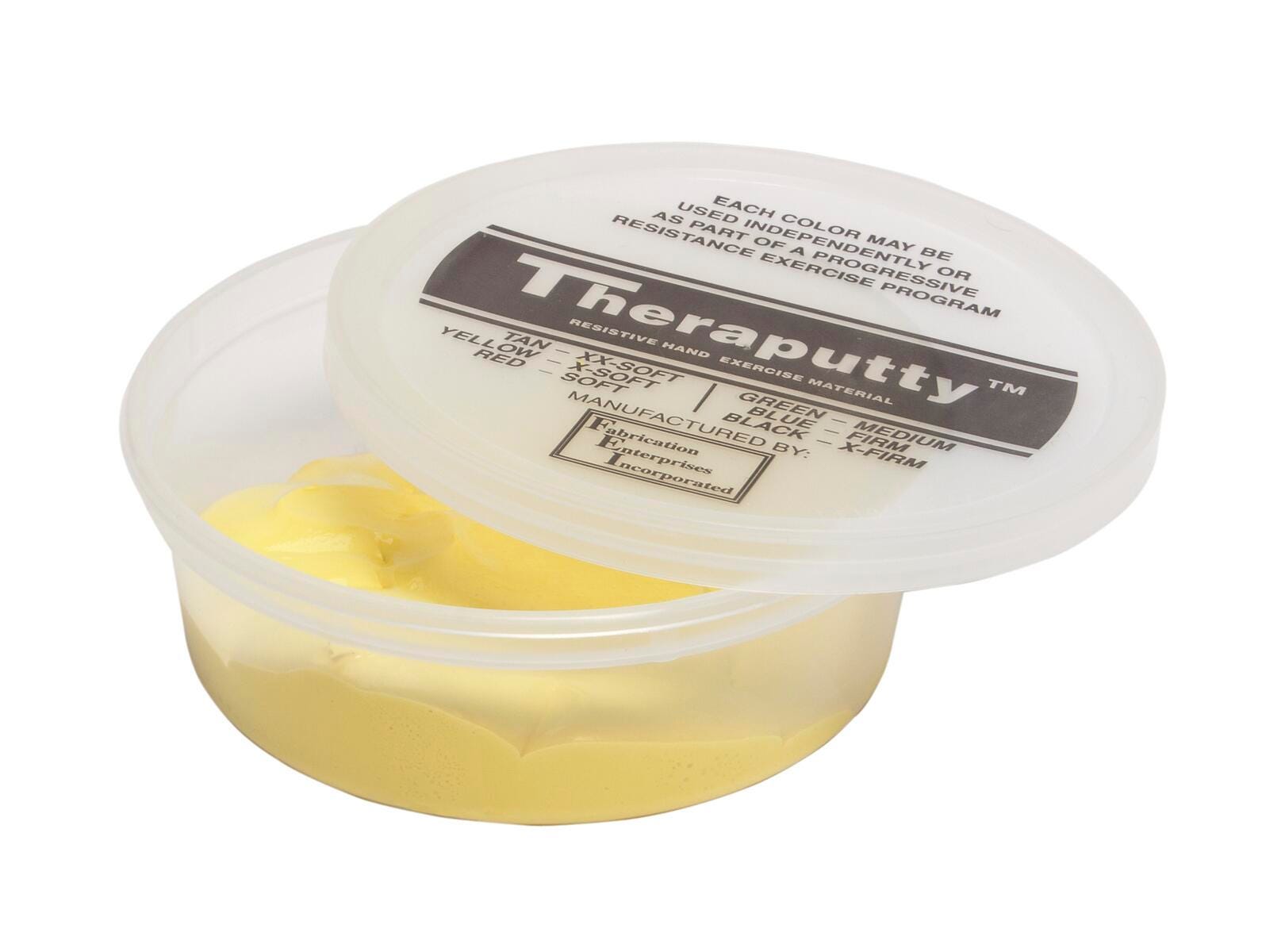 THERAPUTTY PLUS ANTIMICROBIAL EXERCISE PUTTY - YELLOW - 6 OUNCE
