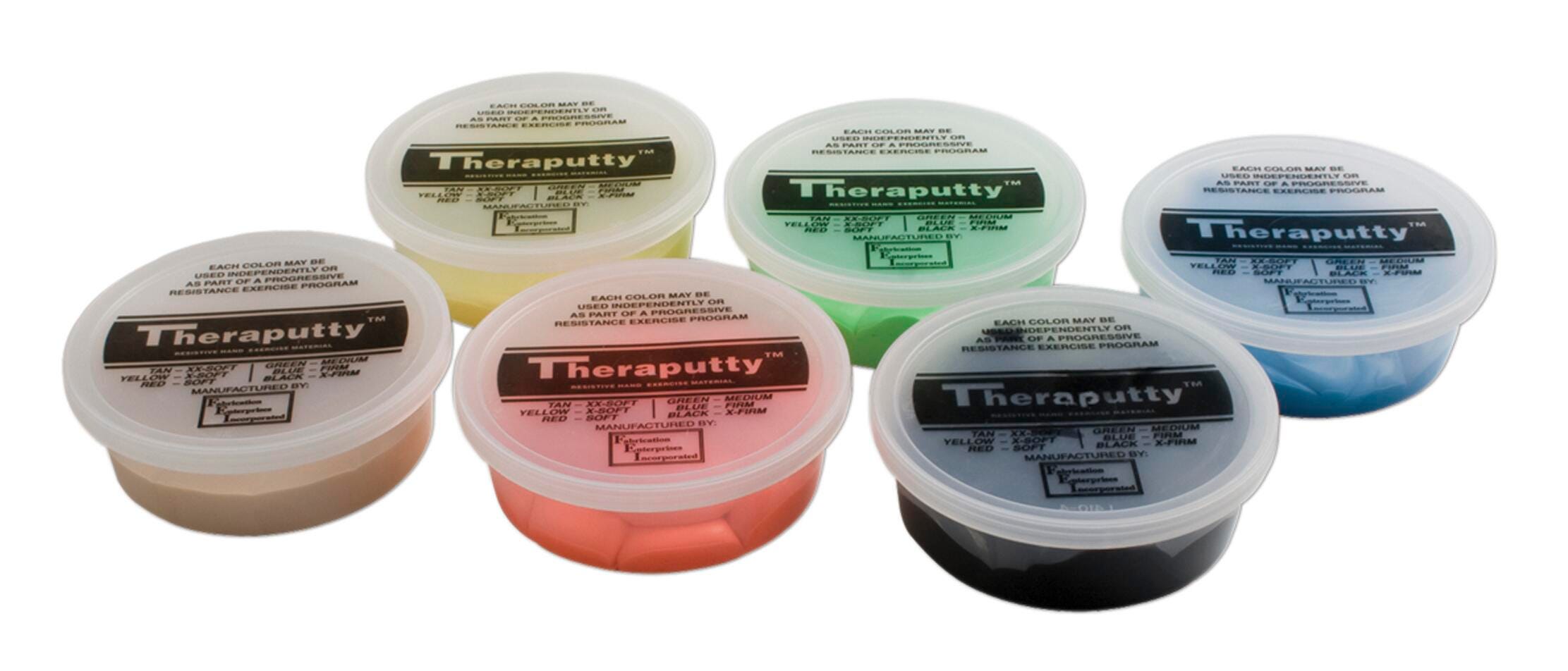 THERAPUTTY EXERCISE PUTTY SET - 6 OUNCE - SET OF 6