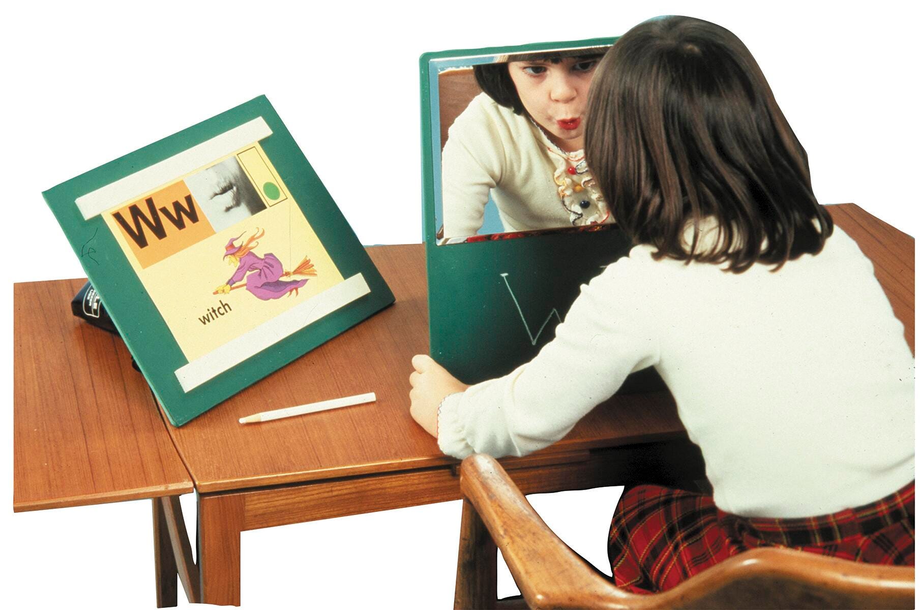 GLASSLESS MIRROR - FREE-STANDING - 12 IN W X 16 IN H