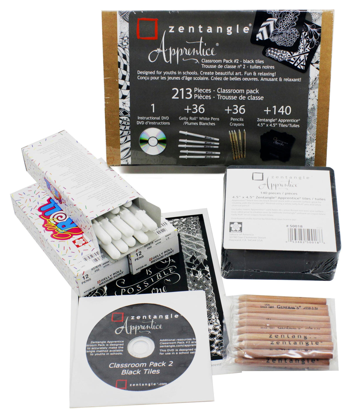 ZENTANGLE APPRENTICE CLASSROOM PACK 213 PIECES