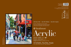 PAPER PAD ACRYLIC 400 SERIES 12X12 IN 246 LB 10 SHTS