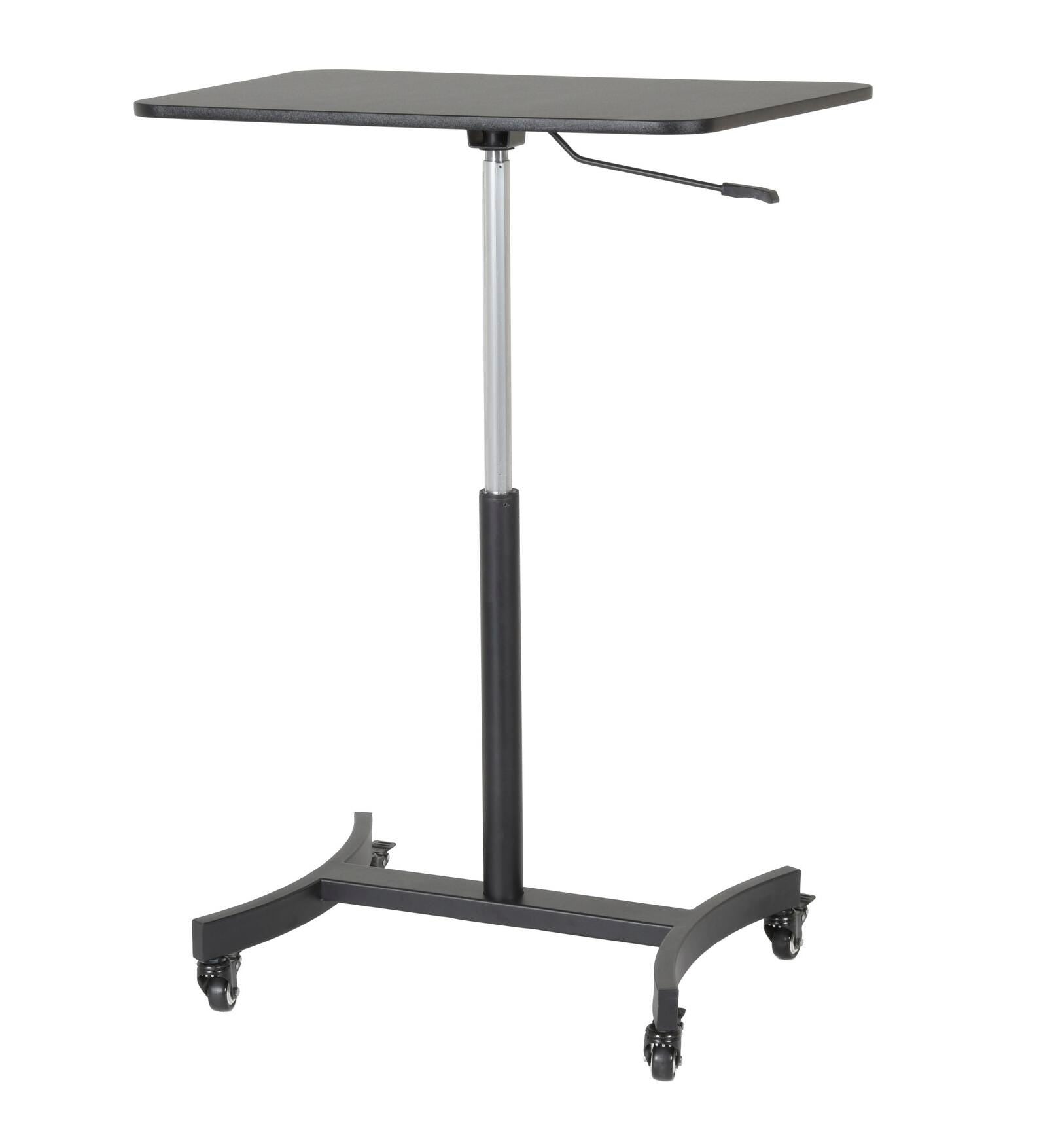 HIGH RISE MOBILE ADJUSTABLE STANDING DESK