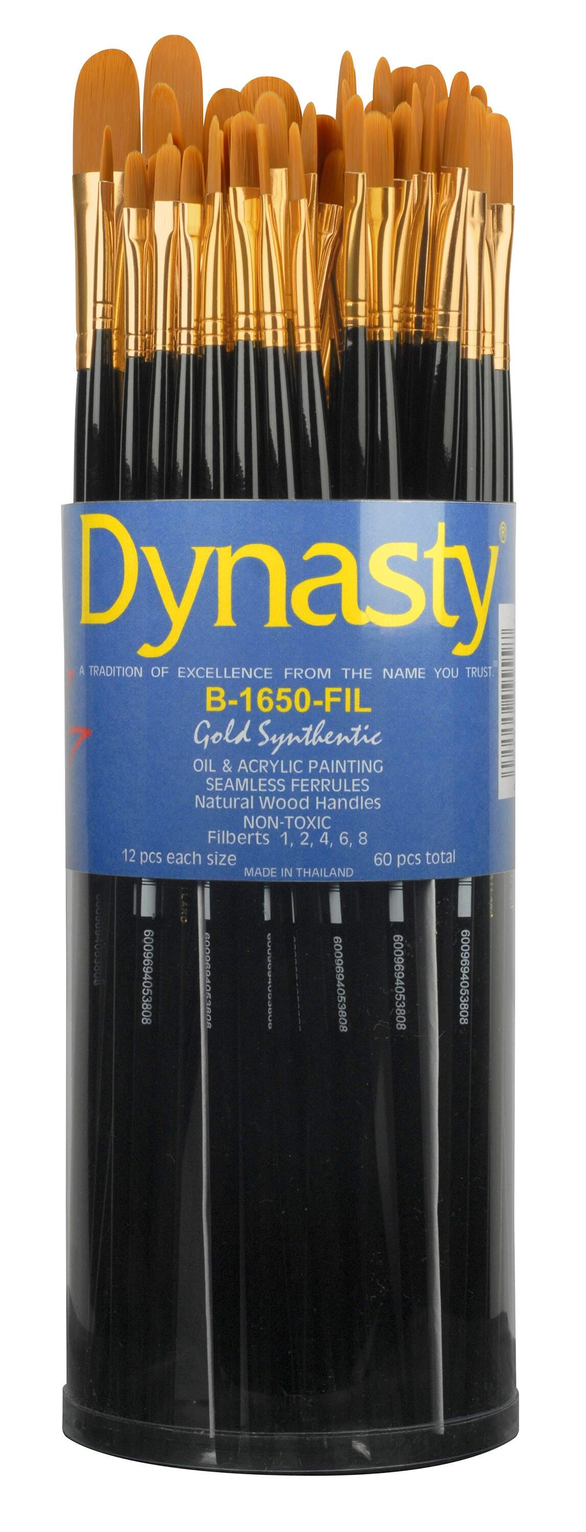 BRUSH DYNASTY B-1650-FIL CANISTER SET OF 60