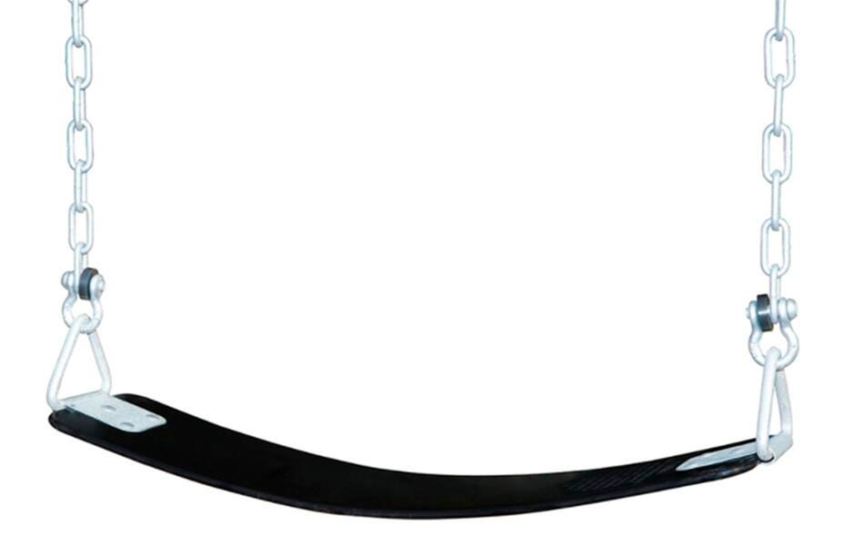 SWING SET - BCI BURKE MOLDED RUBBER SWING SEAT - SPECIFY CHAIN COLOR