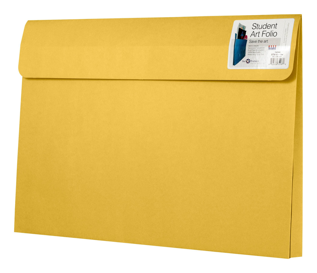 ART FOLIO STUDENT YELLOW 14 X 20 X 2 PACK OF 25