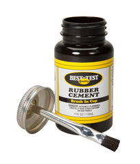 RUBBER CEMENT BEST TEST 4 OZ BRUSH IN CAP PLASTIC JAR