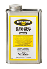 RUBBER CEMENT BEST TEST 16 OZ CAN