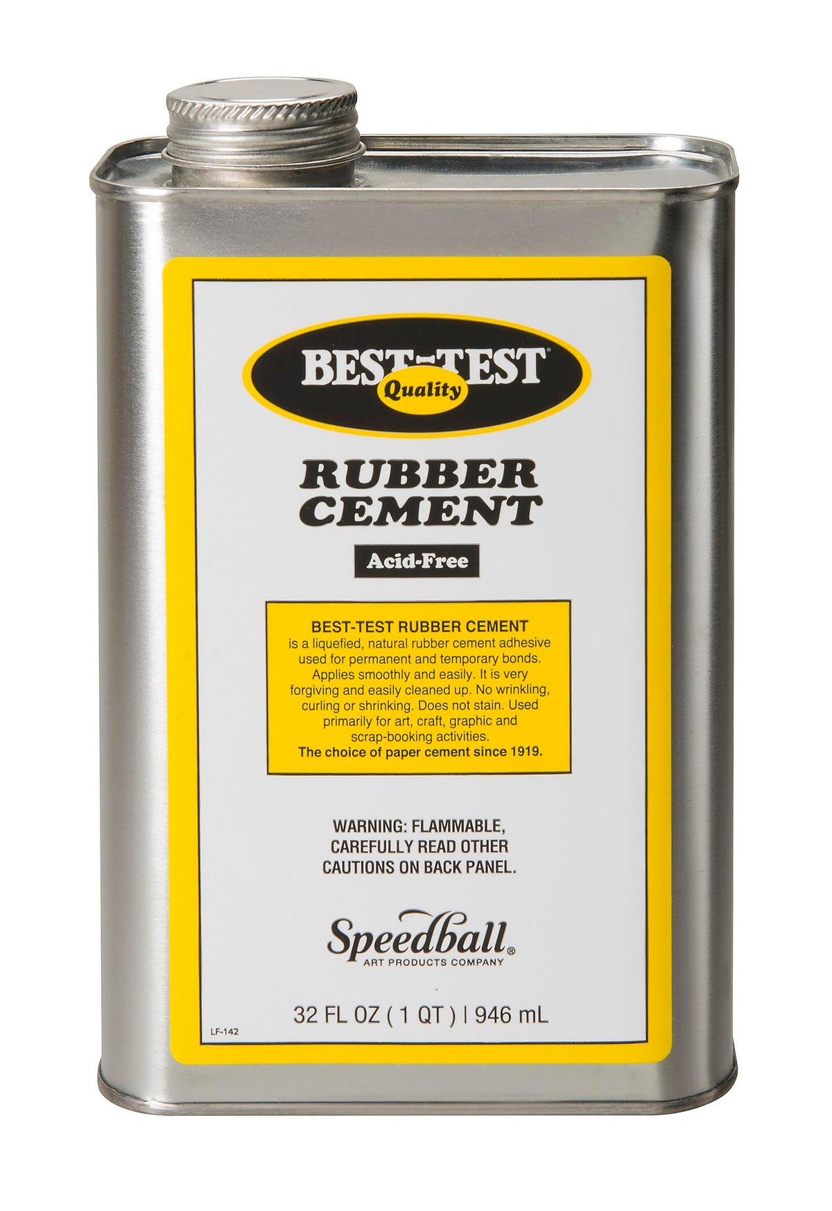 RUBBER CEMENT BEST TEST 32 OZ CAN