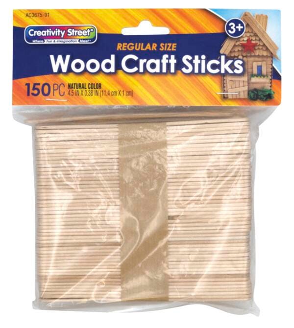 CRAFT STICKS NATURAL PACK OF 150
