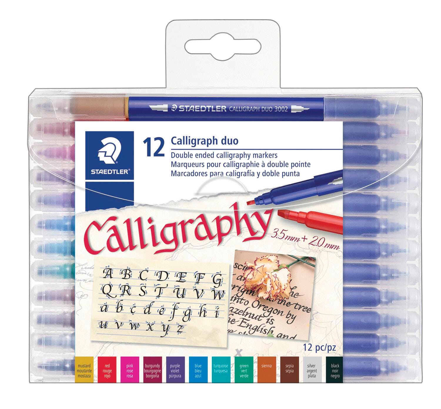 MARKERS CALLIGRAPHY DUO DOUBLE ENDED SET OF 12