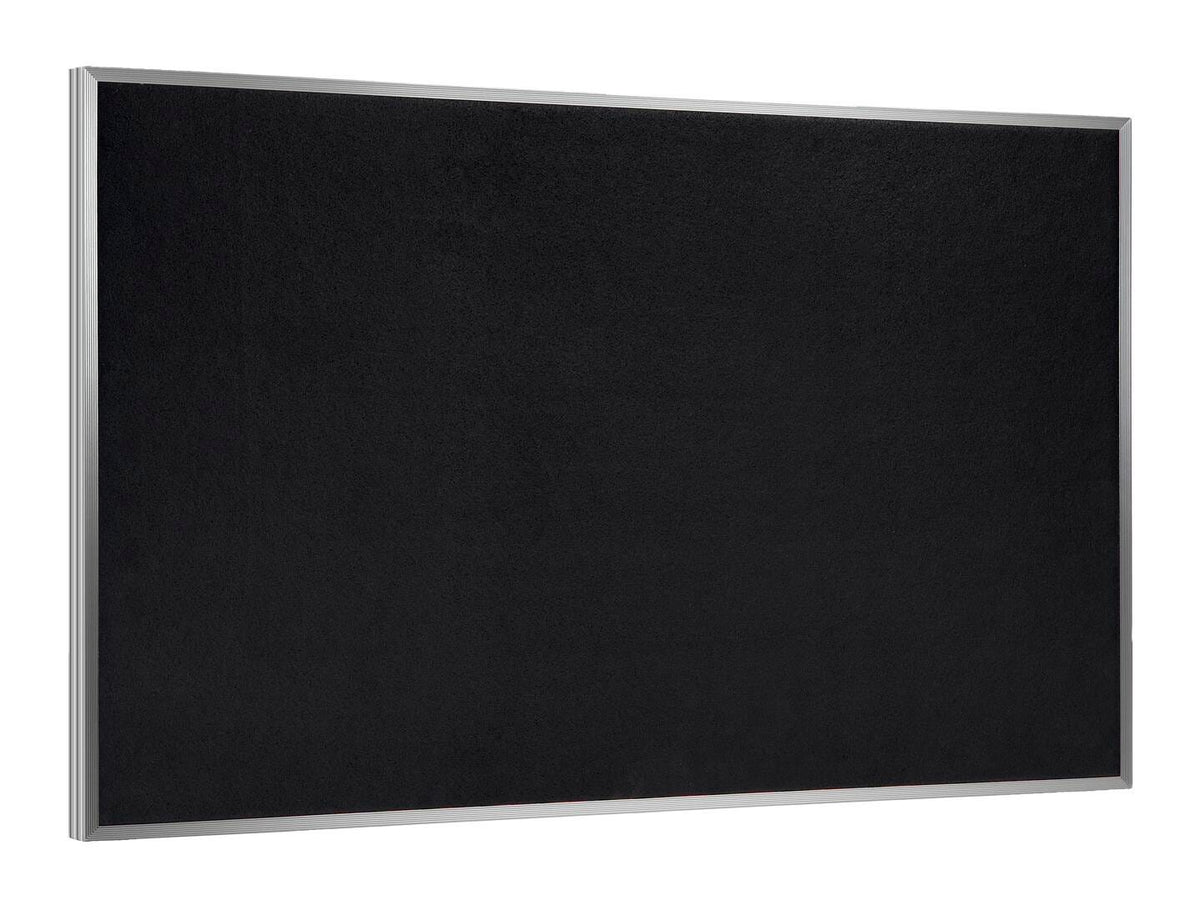 BULLETIN BOARD - GHENT RECYCLED BULLETIN BOARD - SATIN ALUMINUM FRAME - 2 H X 3 W FT - SPECIFY TACKBOARD COLOR