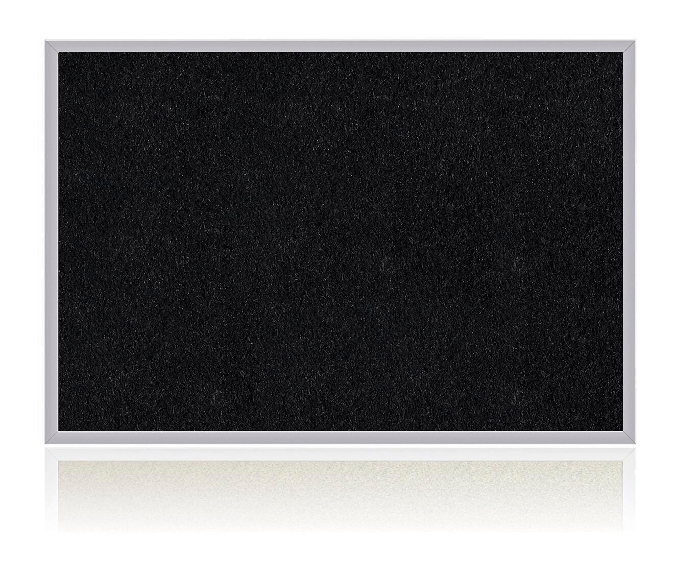 BULLETIN BOARD - GHENT RECYCLED BULLETIN BOARD - SATIN ALUMINUM FRAME - 3 H X 5 W FT - SPECIFY TACKBOARD COLOR