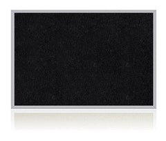 BULLETIN BOARD - GHENT RECYCLED BULLETIN BOARD - SATIN ALUMINUM FRAME - 3 H X 5 W FT - SPECIFY TACKBOARD COLOR