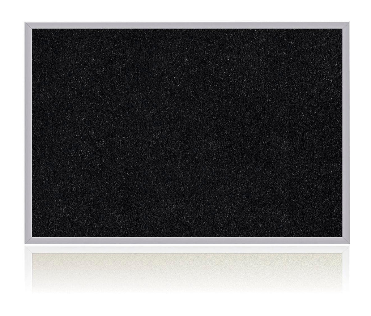 BULLETIN BOARD - GHENT RECYCLED BULLETIN BOARD - SATIN ALUMINUM FRAME - 4 H X 10 W FT - SPECIFY TACKBOARD COLOR