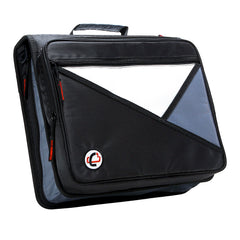 BINDER ZIPPER O-RING LAPTOP 2IN JET BLACK