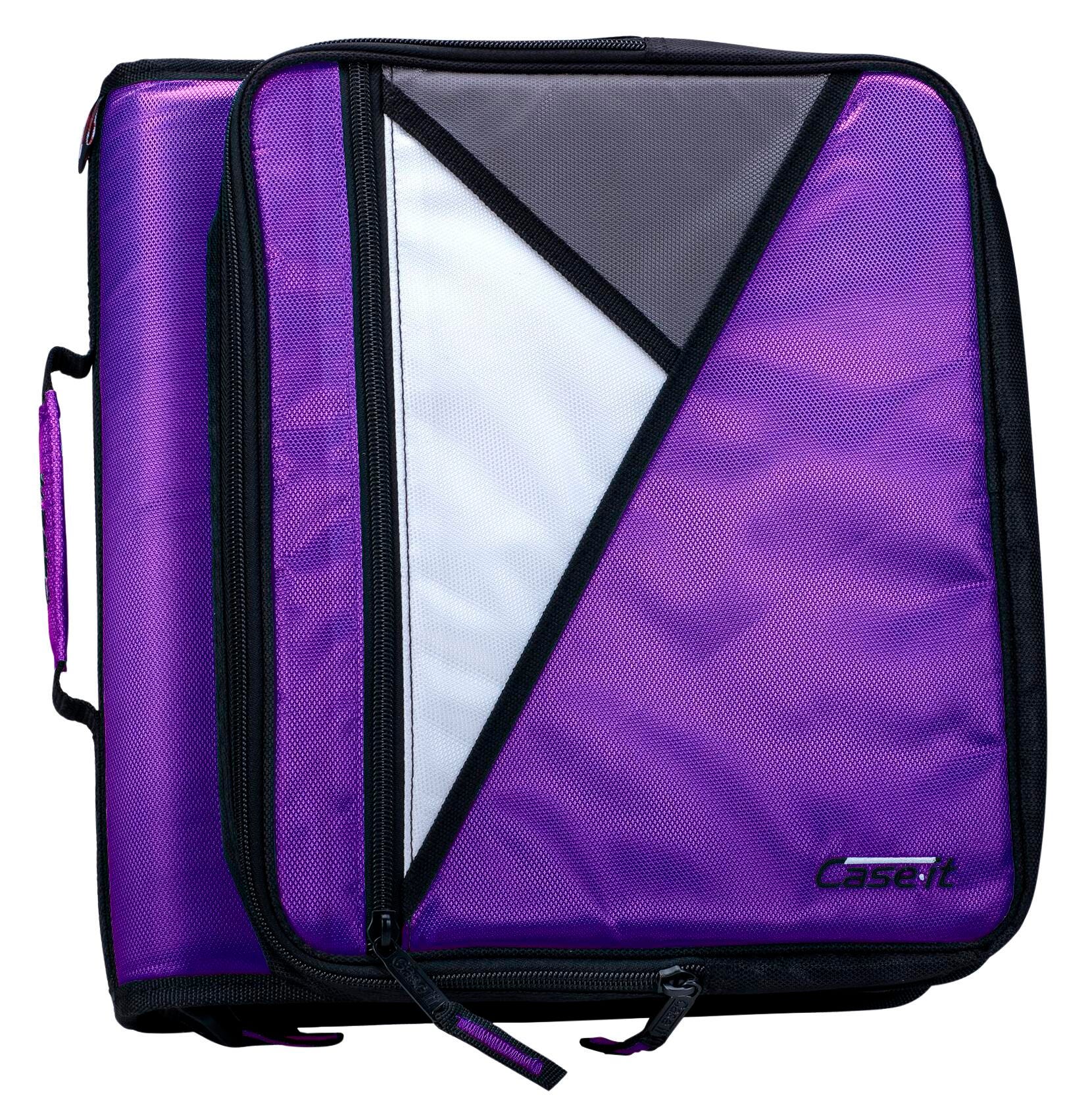 BINDER ZIPPER O-RING LAPTOP 2IN DEEP PURPLE
