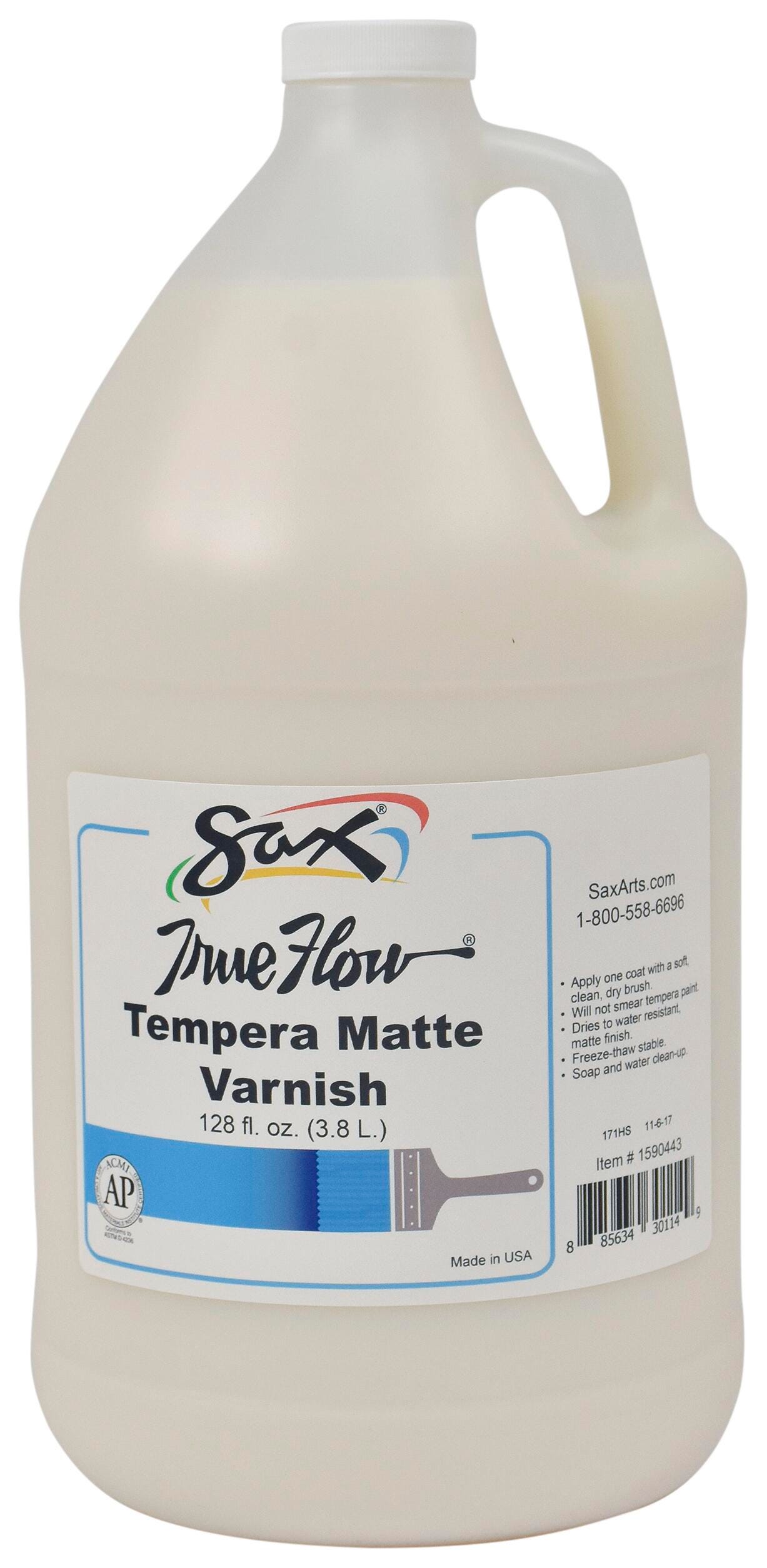 TEMPERA VARNISH SAX MATTE GALLON