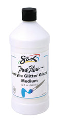 ACRYLIC MEDIUM SAX GLITTER GLAZE QUART