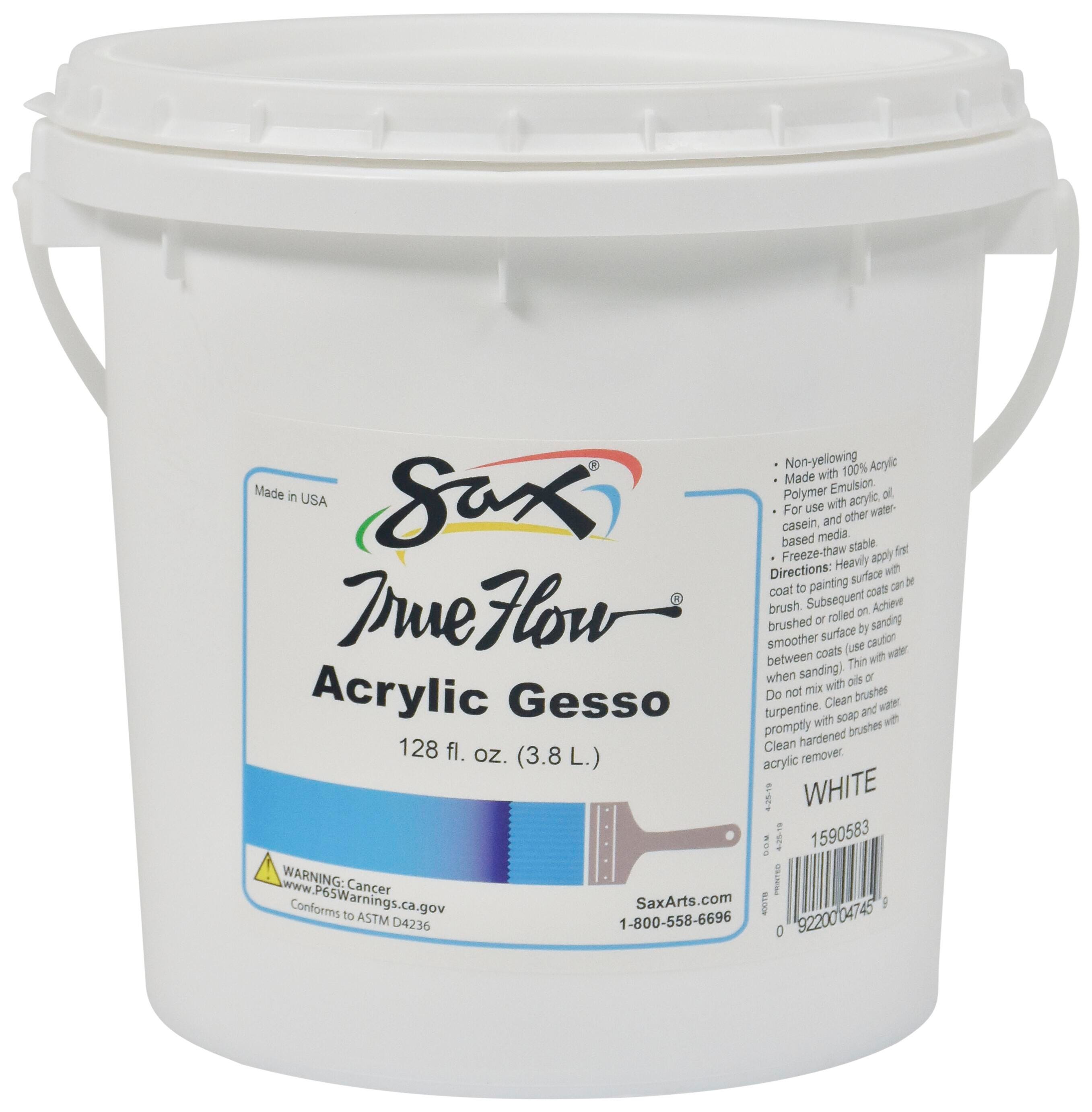 ACRYLIC GESSO SAX WHITE GALLON