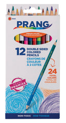 PENCILS COLORED PRANG DUO ASST COLORS SET OF 12