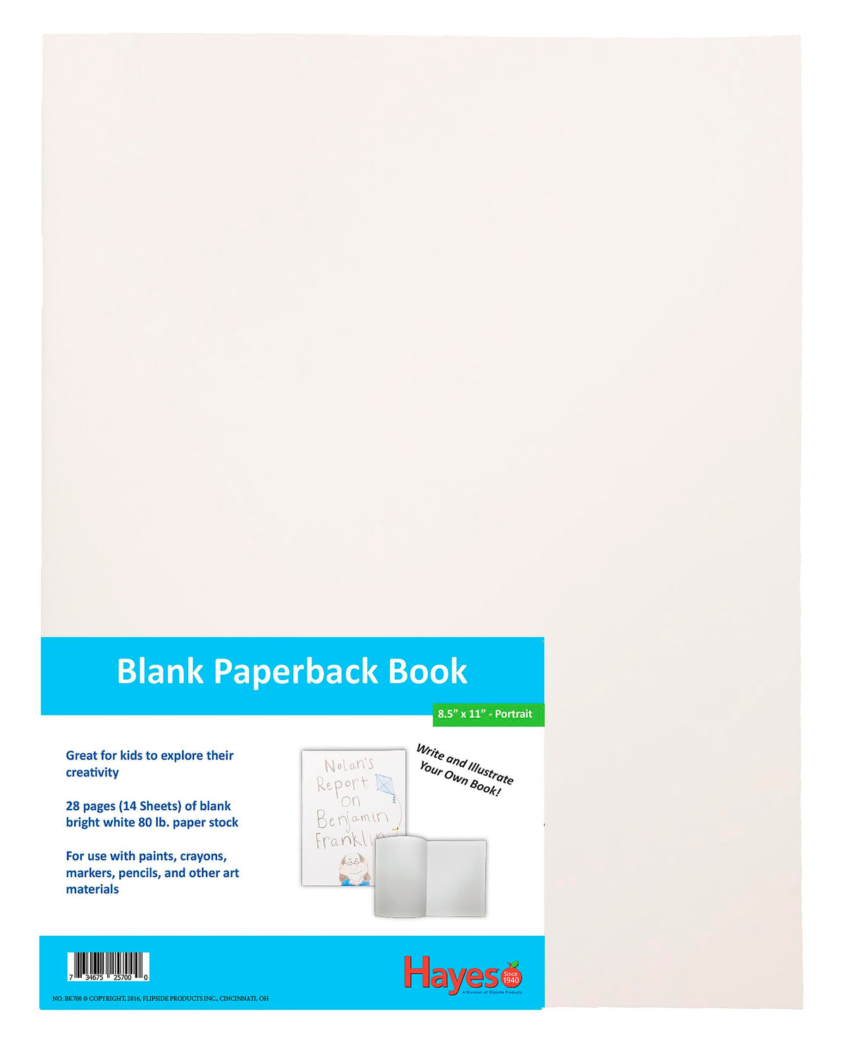 JOURNAL SOFT COVER BLANK 8.5X11 28PGS 80LB PK/12