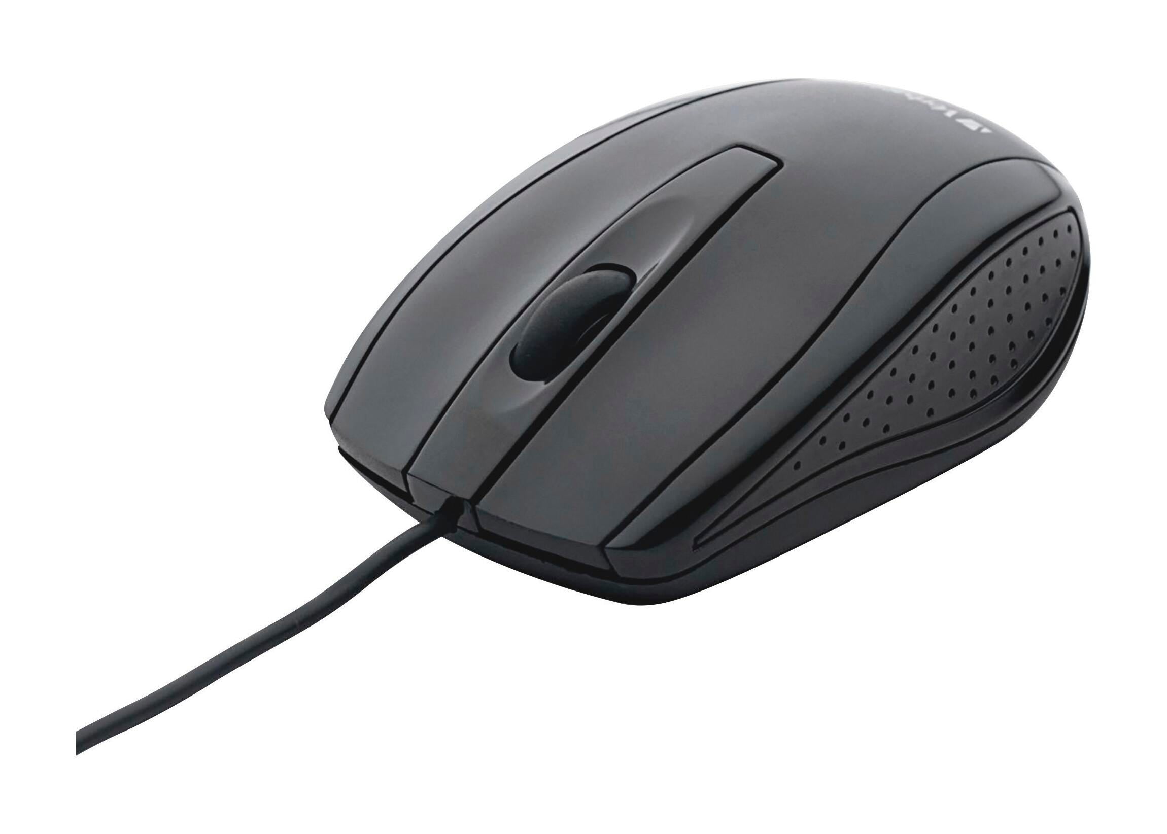 MOUSE WIRED OPTICAL BLACK VERBATIM VER98106