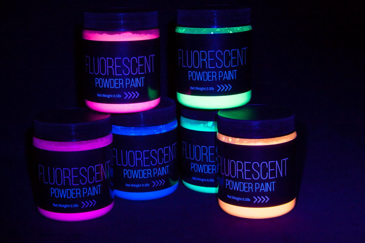 PAINT TEMPERA POWEDER RICHESON ASST FLUORESCENT 1/2 LB SET OF 6