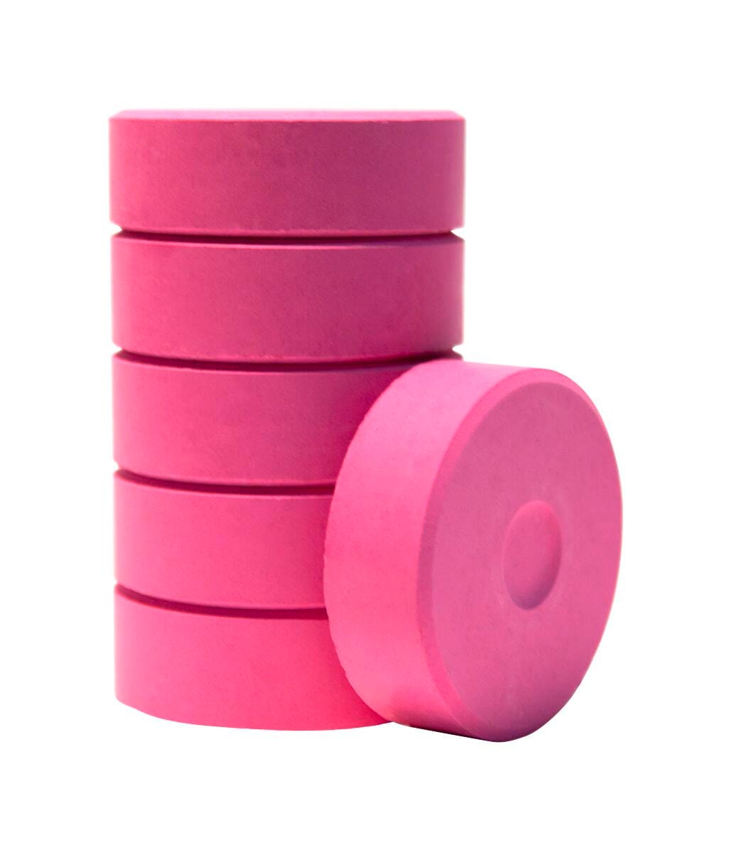 PAINT TEMPERA CAKES LARGE RICHESON CERISE PACK OF 6