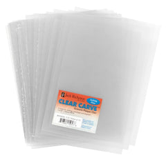 ETCHING PLATES CLEAR CARVE 5X7 INCH PACK OF 36