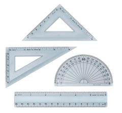 RULER 6 IN/15 CM COMBO SET OF 4