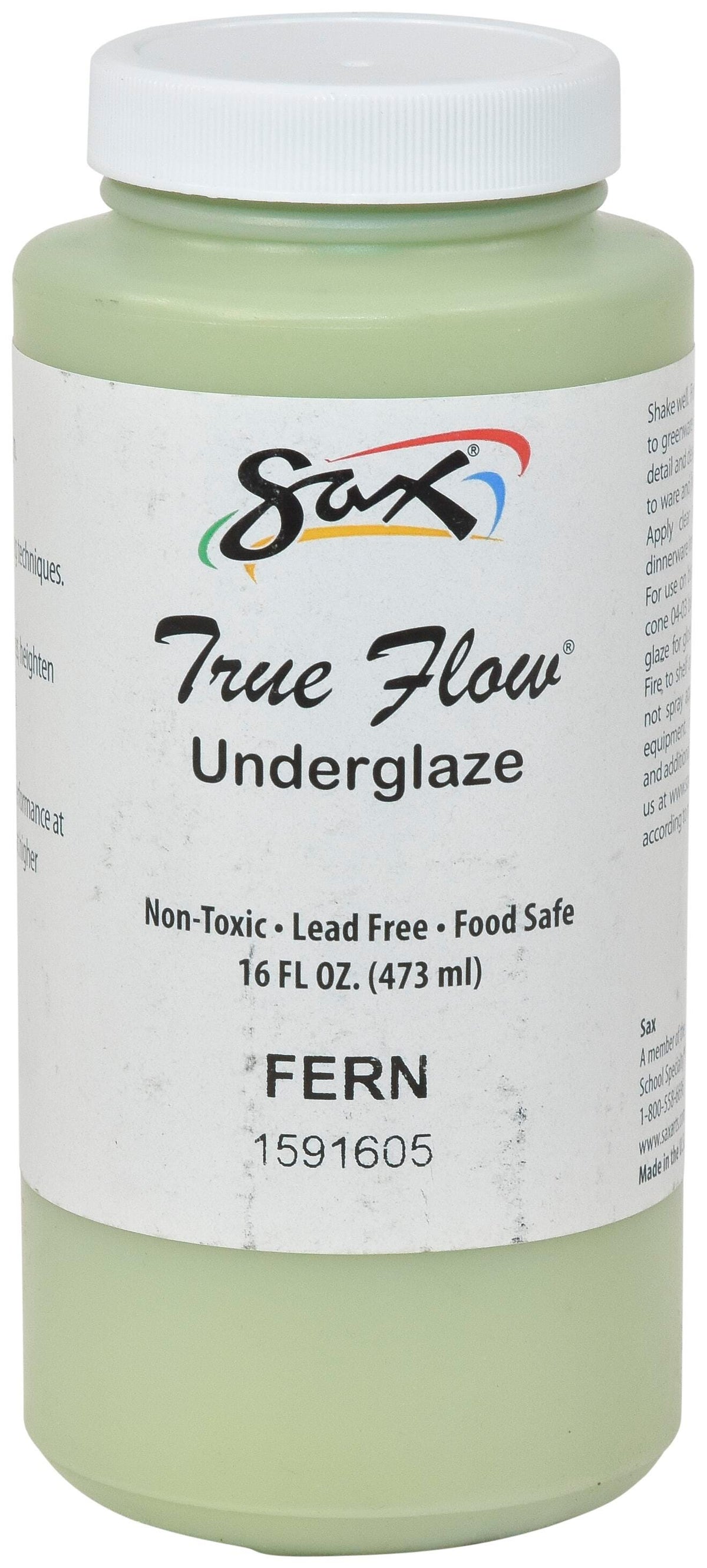 UNDERGLAZE SAX FERN PINT