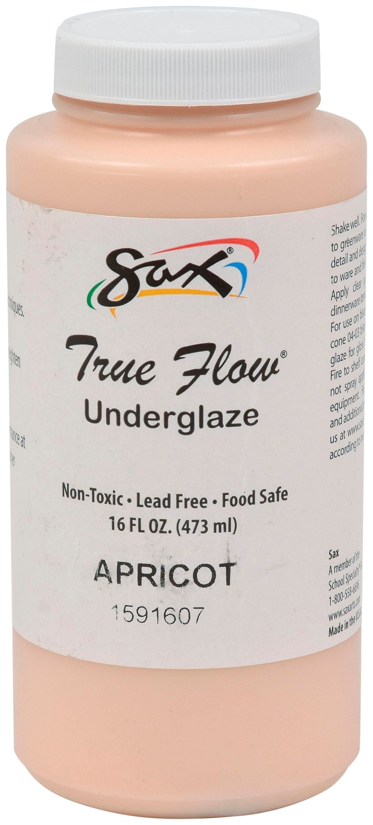 UNDERGLAZE SAX APRICOT PINT