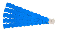 WRISTBANDS-WAVY-BLUE PACK OF 100