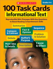 CARDS 100 TASK CARDS INFORMATIONAL TEXT