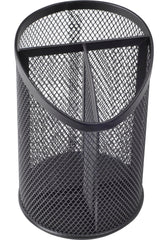 CUP - PENCIL - DIVIDED - MESH - BK