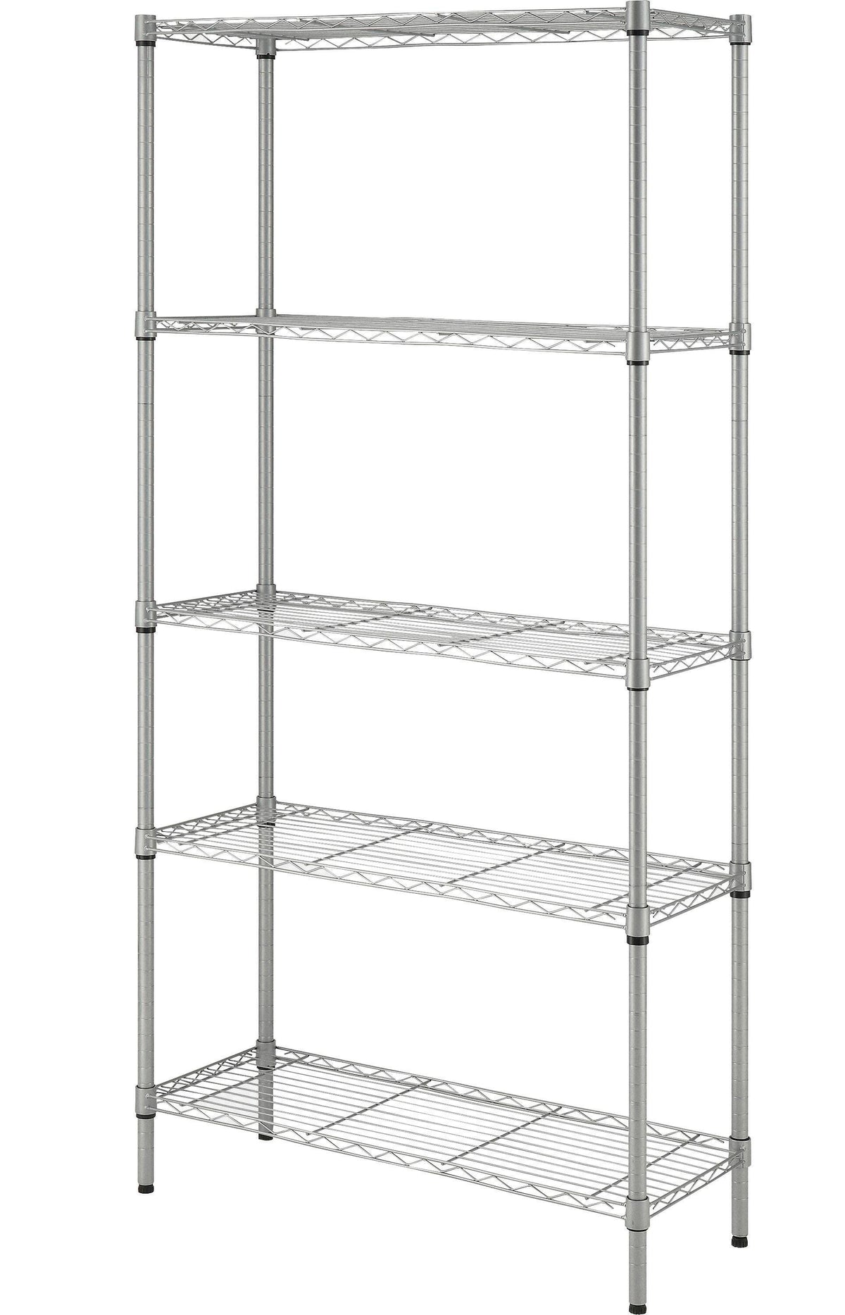 SHELVING LIGHT 5 TIER SILVER