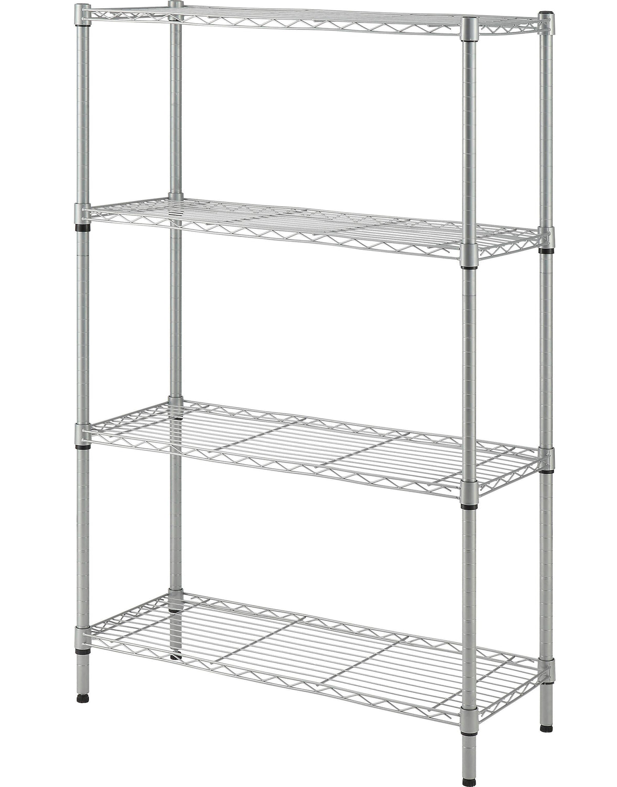 SHELVING LIGHT 4 TIER SILVER