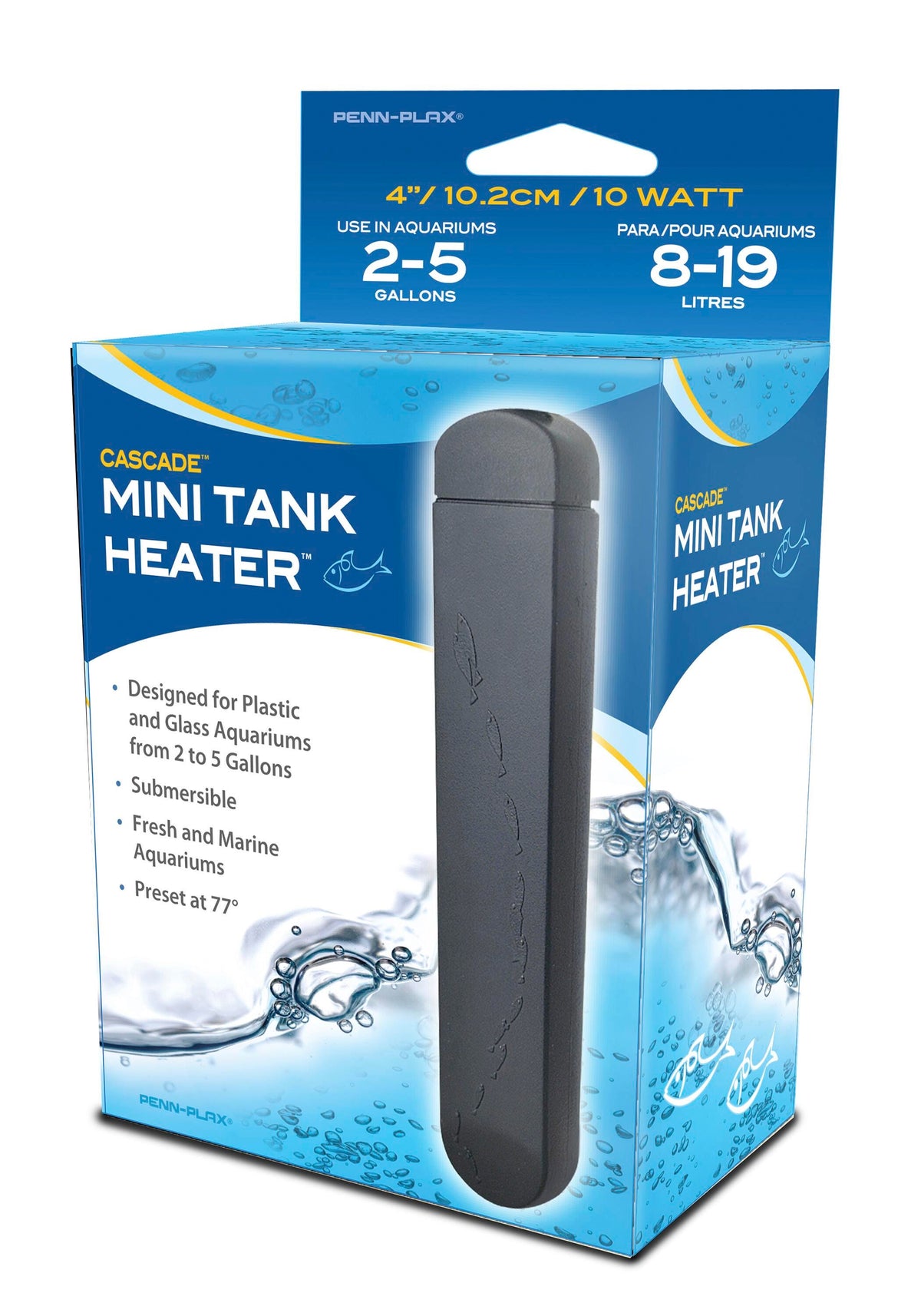 HEATER AQUARIUM MINI 4IN 10W