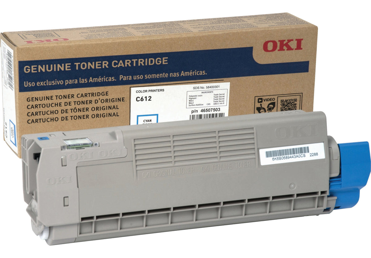 CARTRIDGE INK TONER OKIDATA OKI46507503 CYAN