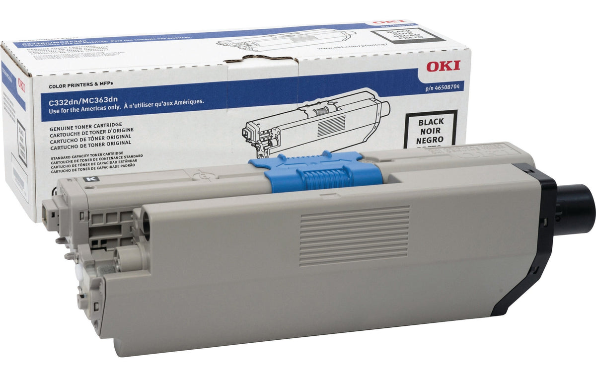 CARTRIDGE INK TONER OKIDATA OKI46508704 BLACK