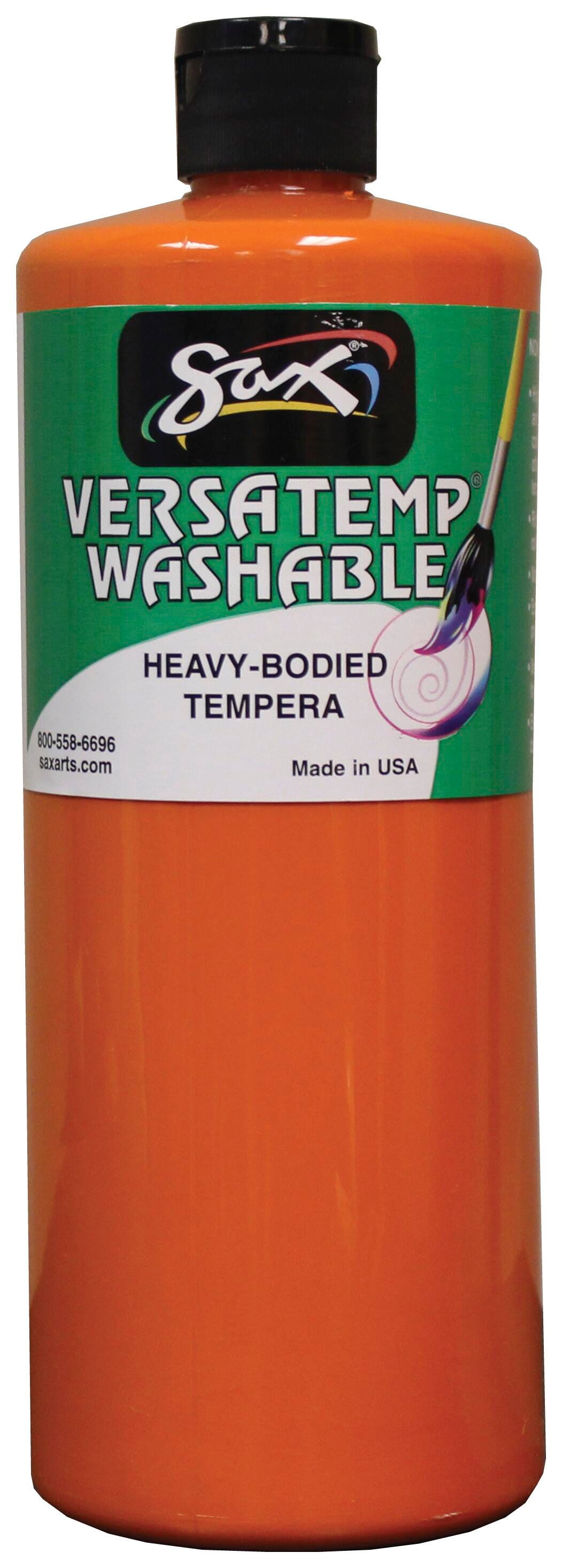 PAINT TEMPERA WASH HB SAX VERSATEMP ORANGE QUART