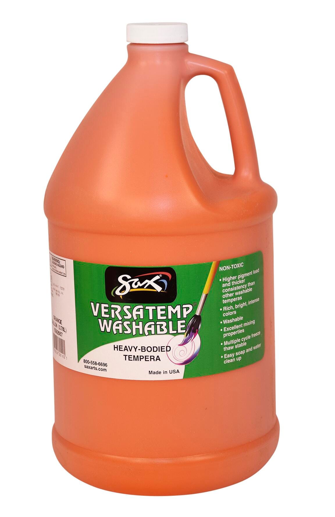 PAINT TEMPERA WASH HB SAX VERSATEMP ORANGE GALLON