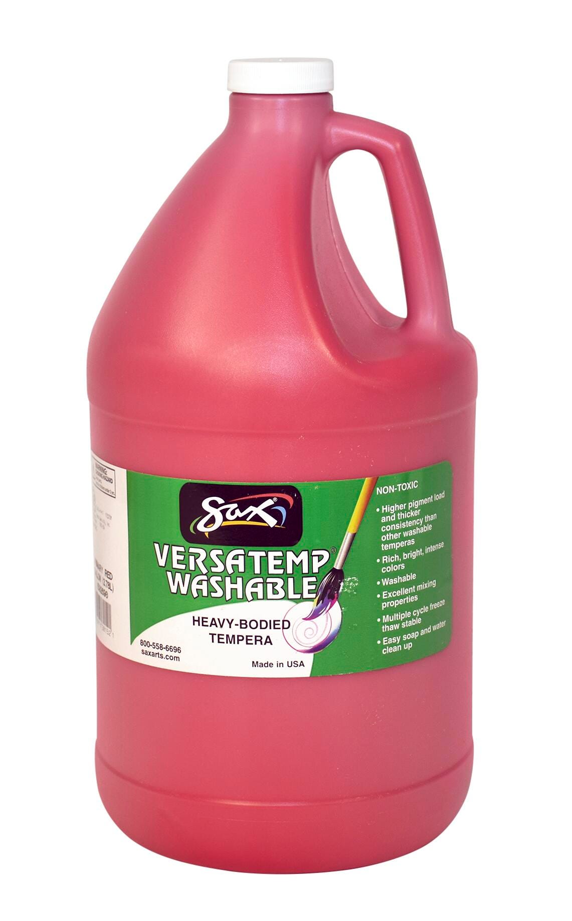 PAINT TEMPERA WASH HB SAX VERSATEMP PRIMARY RED GALLON