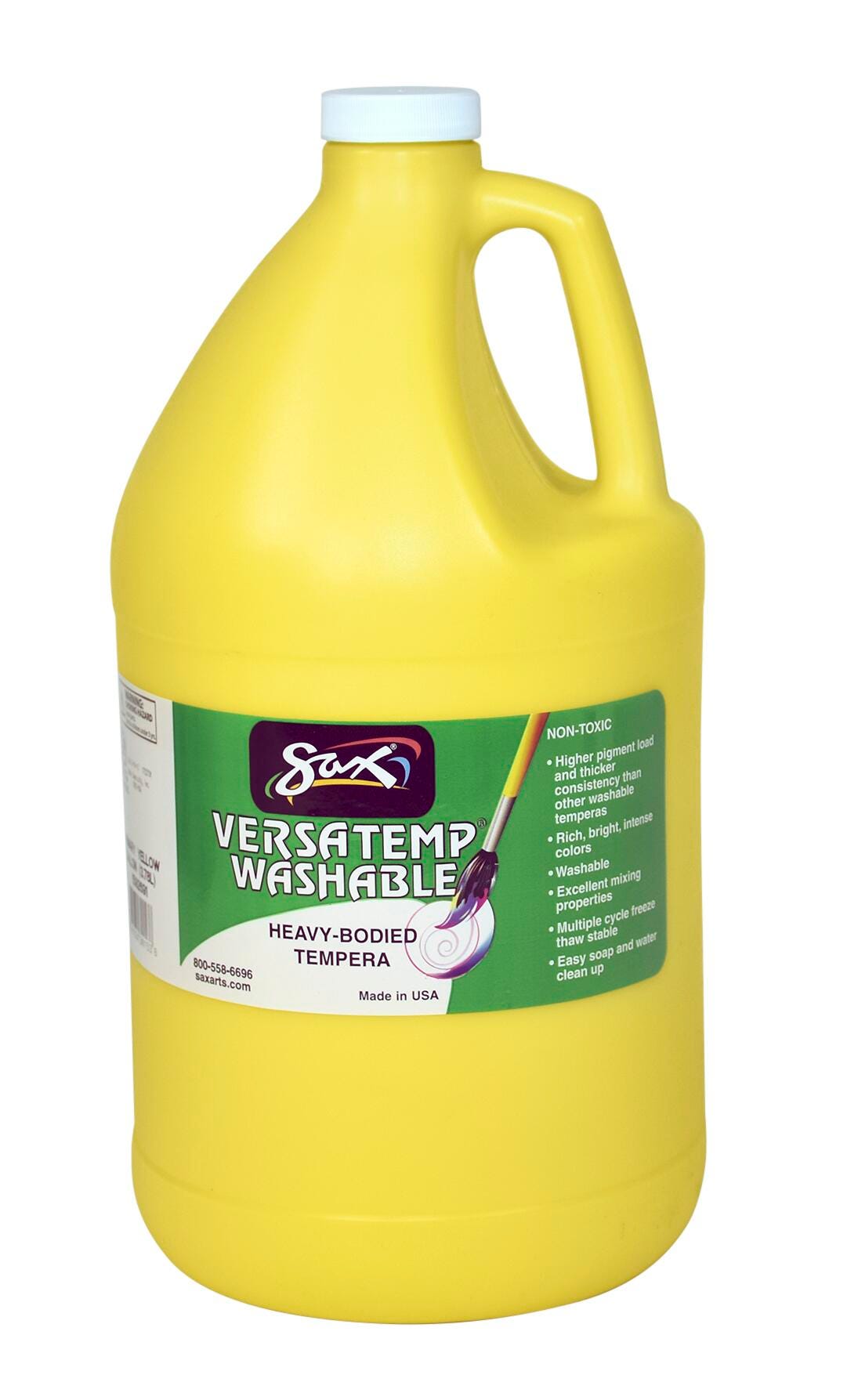 PAINT TEMPERA WASH HB SAX VERSATEMP PRIMARY YELLOW GALLON