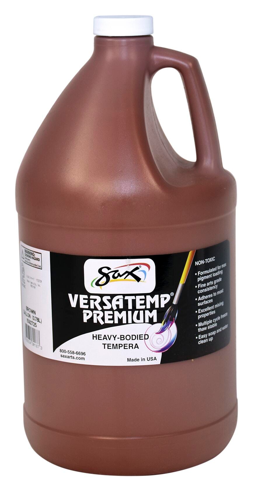 PAINT TEMPERA HB SAX VERSATEMP PREMIUM BROWN GALLON